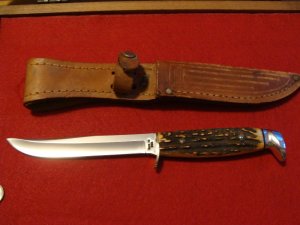 Case XX Razor Edge 516-5 SSP Stag Fixed Blade