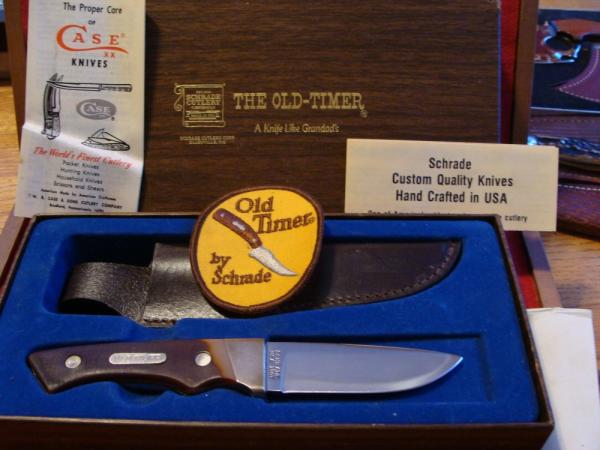 Schrade USA 13OT Old Timer Fixed Blade Sheath Knife in Box
