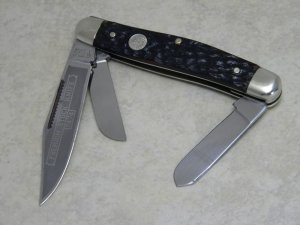 Boker Solingen Germany Tree Brand Classic Delrin 7474 Stockman Knife c.1970's 