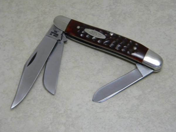 Case XX USA 5 Dot (1975) Pretty Bone 6347HP Stockman Knife Case XX USA 5 Dot (1975) Pretty Bone 6347HP Stockman Knife