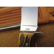 Case XX USA Stag Handle Fixed Blade Pattern # 5361 Rare 