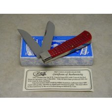 Case Classic 1992 Red Bone 6223 Bomb Shield Jumbo Trapper Knife in Box Case Classic 1992 Red Bone 6223 Bomb Shield Jumbo Trapper Knife in Box