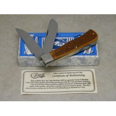 Case Classic 1992 Honey Brown Banana Bone 6223 Oval Shield Jumbo Trapper Knife in Box Case Classic 1992 Honey Brown Banana Bone 6223 Oval Shield Jumbo Trapper Knife in Box
