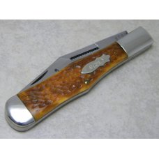 Case Classic 1990 Brown Bone Bomb Shield 61050 SAB Coke Bottle Folding Hunter Knife in Box Case Classic 1990 Brown Bone Bomb Shield 61050 SAB Coke Bottle Folding Hunter Knife in Box