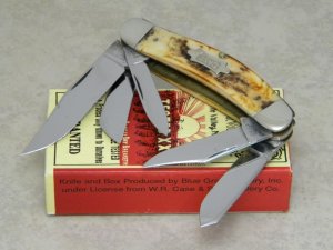 Case Classic 1994 Stag 55039 Bomb Shield 5-Blade Sowbelly Knife in Box