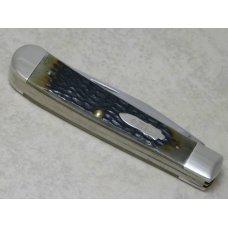 Case Classic 1992 Burnt Green Bone 6254 Bomb Shield Trapper Knife in Box Case Classic 1992 Burnt Green Bone 6254 Bomb Shield Trapper Knife in Box