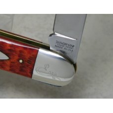 Case Classic 1990 Old Red Bone 62091 "Winchester Etch" Oval Shield Lg. Sleeveboard Pen Knife in Box Case Classic 1990 Old Red Bone 62091 "Winchester Etch" Oval Shield Lg. Sleeveboard Pen Knife in Box