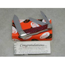 Case Classic 1995 Red Bone 63046J Oval Shield Humpback Whittler Knife in Box Case Classic 1995 Red Bone 63046J Oval Shield Humpback Whittler Knife in Box