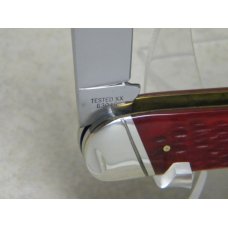 Case Classic 1995 Red Bone 63046J Oval Shield Humpback Whittler Knife in Box Case Classic 1995 Red Bone 63046J Oval Shield Humpback Whittler Knife in Box