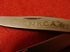 Schrade + USA Stag Trapper 1982 NKCA Knife