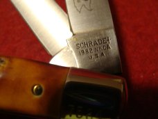 Schrade + USA Stag Trapper 1982 NKCA Knife
