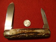Queen Cutlery Stag Cigar NKCA 1981 Club Knife Queen Cutlery Stag Cigar NKCA 1981 Club Knife