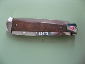 SCHATT & MORGAN #3 EXPRESS AUTO WALNUT DROP POINT 