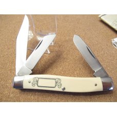 Schrade Cutlery Scrimshaw Stockman Pattern # SC 505 Schrade Cutlery Scrimshaw Stockman Pattern # SC 505