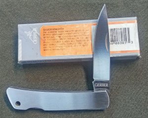 Gerber Silver Knight™ Stainless lock back