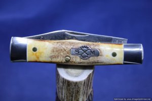Schatt & Morgan #40 Genuine Torched Stag Gunstock 1 of 30. #1081