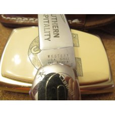 Western Knife Model 522 with Cummiins Belt Buckle Western Knife Model 522 with Cummiins Belt Buckle