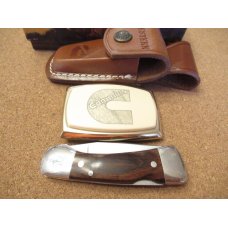 Western Knife Model 522 with Cummiins Belt Buckle Western Knife Model 522 with Cummiins Belt Buckle
