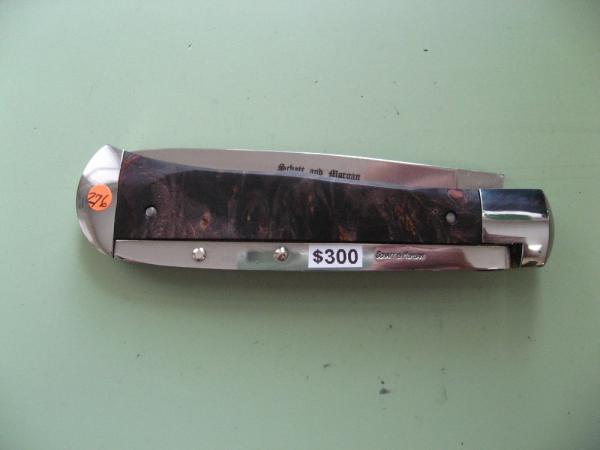 SCHATT & MORGAN #3 EXPRESS AUTO GOLDEN MAPLE BURL DROP POINT SCHATT & MORGAN #3 EXPRESS AUTO GOLDEN MAPLE BURL DROP POINT