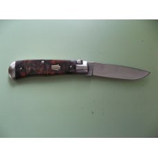 SCHATT & MORGAN #3 EXPRESS AUTO ORANGE MAPLE BURL DROP POINT 