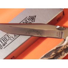 Boker "Cinch" 1 Blade Thumb Assist Open Trapper Mdl# 4715 w/ Stag Handles & Blade Etch +Orig Box Boker "Cinch" 1 Blade Thumb Assist Open Trapper Mdl# 4715 w/ Stag Handles & Blade Etch +Orig Box