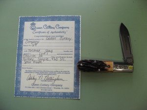 SCHATT & MORGAN FACTORY SAMPLE TORCHED STAG 1 OF 1 BARLOW