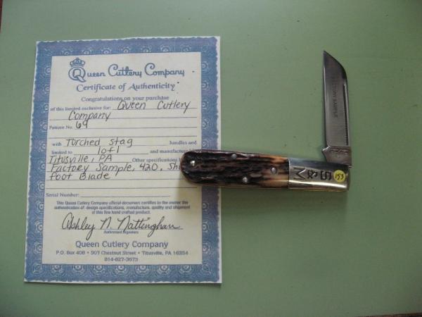 SCHATT & MORGAN FACTORY SAMPLE TORCHED STAG 1 OF 1 BARLOW SCHATT & MORGAN FACTORY SAMPLE TORCHED STAG 1 OF 1 BARLOW