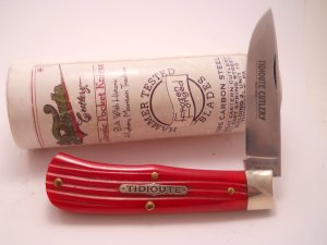 Great Eastern/ Tidioute Tractor Red Trapper Kmife 