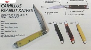   Camillus 710Y Yello-Jaket® Peanut Knife 