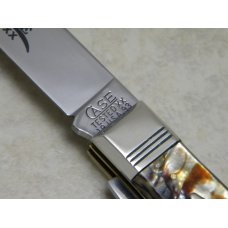 Case Classic 1993 Caramel Swirl 7223 Oval Shield Jumbo Trapper Knife in Box Case Classic 1993 Caramel Swirl 7223 Oval Shield Jumbo Trapper Knife in Box