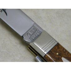 Case Classic 1993 Burl Wood 7223 Oval Shield Jumbo Trapper Knife in Box Case Classic 1993 Burl Wood 7223 Oval Shield Jumbo Trapper Knife in Box