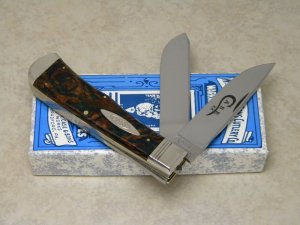 Case Classic 1993 Good Earth 7223 Oval Shield Jumbo Trapper Knife in Box
