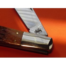 2003 Case XX GrandDaddy Barlow Chestnut Handles & TESTED XX Letters Shield Model # 6143SS -Large 5" 2003 Case XX GrandDaddy Barlow Chestnut Handles & TESTED XX Letters Shield Model # 6143SS -Large 5"