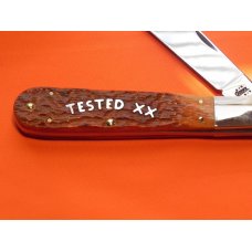 2003 Case XX GrandDaddy Barlow Chestnut Handles & TESTED XX Letters Shield Model # 6143SS -Large 5" 2003 Case XX GrandDaddy Barlow Chestnut Handles & TESTED XX Letters Shield Model # 6143SS -Large 5"