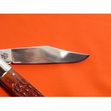 2003 Case XX GrandDaddy Barlow Chestnut Handles & TESTED XX Letters Shield Model # 6143SS -Large 5" 2003 Case XX GrandDaddy Barlow Chestnut Handles & TESTED XX Letters Shield Model # 6143SS -Large 5"