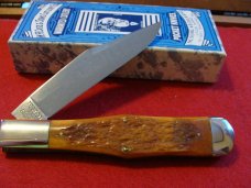 Case Classic Tan Roger's Bone Coke Bottle Single Blade Hunter 61050