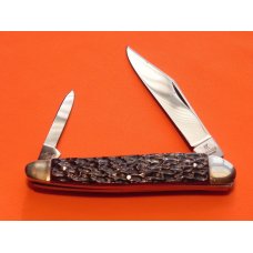 Vintage J A Henckels 2 Blade Half Whittler (MDL#:1780) Pocket Knife w Great Pick Bone Handles! -NOS Vintage J A Henckels 2 Blade Half Whittler (MDL#:1780) Pocket Knife w Great Pick Bone Handles! -NOS