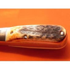 Vintage Boker (Tree Brand) 2 Blade Barlow with Extra Wide Stag Handles! -NOS Vintage Boker (Tree Brand) 2 Blade Barlow with Extra Wide Stag Handles! -NOS
