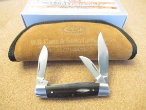 Case XX Toney Bose Ebony Handle Cattle Knife Pattern TB732015  154CM
