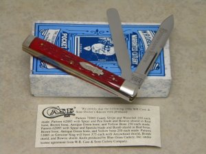 Case Classic 1996 Red Bone 62085 Bomb Shield Doctor's Physician's Knife in Box
