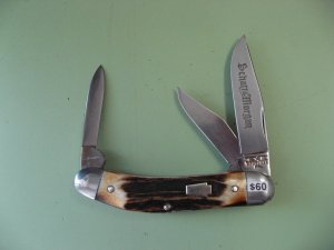 SCHATT & MORGAN  STAG SOWBELLY FACTORY SAMPLE