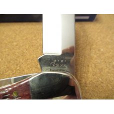Case XX Cranberry Silver Script 2001 Pattern # 6265 SS Case XX Cranberry Silver Script 2001 Pattern # 6265 SS
