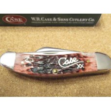 Case XX Cranberry Silver Script Sowbelly Pattern # TB 6339 SS Case XX Cranberry Silver Script Sowbelly Pattern # TB 6339 SS