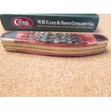Case XX Cranberry Silver Script Sowbelly Pattern # TB 6339 SS Case XX Cranberry Silver Script Sowbelly Pattern # TB 6339 SS