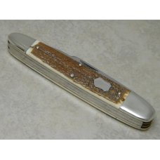 Bulldog Brand Germany Mastodon Bark Ivory 5 Blade Anglo Saxon Whittler Knife in Box 1 of 11 Bulldog Brand Germany Mastodon Bark Ivory 5 Blade Anglo Saxon Whittler Knife in Box 1 of 11