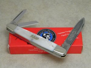 Bulldog Brand Germany 2000 Millennium Pearl Anglo Saxon Whittler Knife in Box 1 of 60