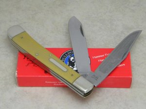 Bulldog Brand Solingen Germany 1995 Waterfall Large Display Trapper Knife with Etch in Box
