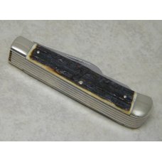 Bulldog Brand Solingen Germany Genuine Stag 20 Year Anniversary 5 Blade Trapper Knife in Box c.1998 Bulldog Brand Solingen Germany Genuine Stag 20 Year Anniversary 5 Blade Trapper Knife in Box c.1998