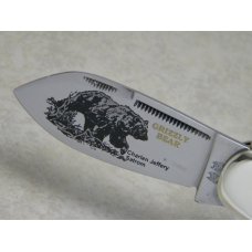 Bulldog Brand Germany 2nd Cut Stag Grizzly Bear 4 Blade Congress Elephant Toe Knife in Box c.2003 Bulldog Brand Germany 2nd Cut Stag Grizzly Bear 4 Blade Congress Elephant Toe Knife in Box c.2003