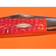 1989 Case xx Tested Centennial 5” Daddy Barlow MDL# R6243 SS w/ Red Derlin Handles -Excellent Cond 1989 Case xx Tested Centennial 5” Daddy Barlow MDL# R6243 SS w/ Red Derlin Handles -Excellent Cond